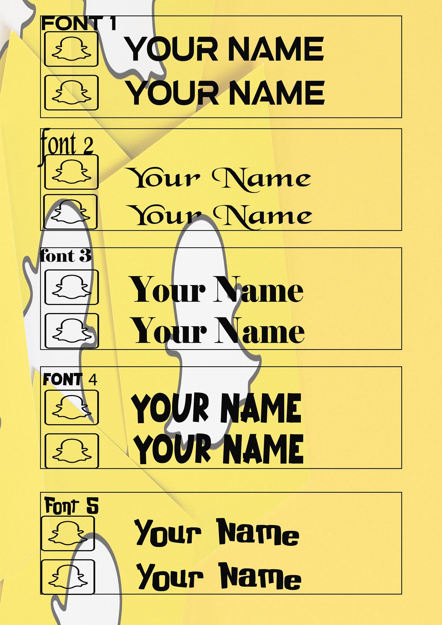Personalized Social Media Name Car Sticker - Set of 2