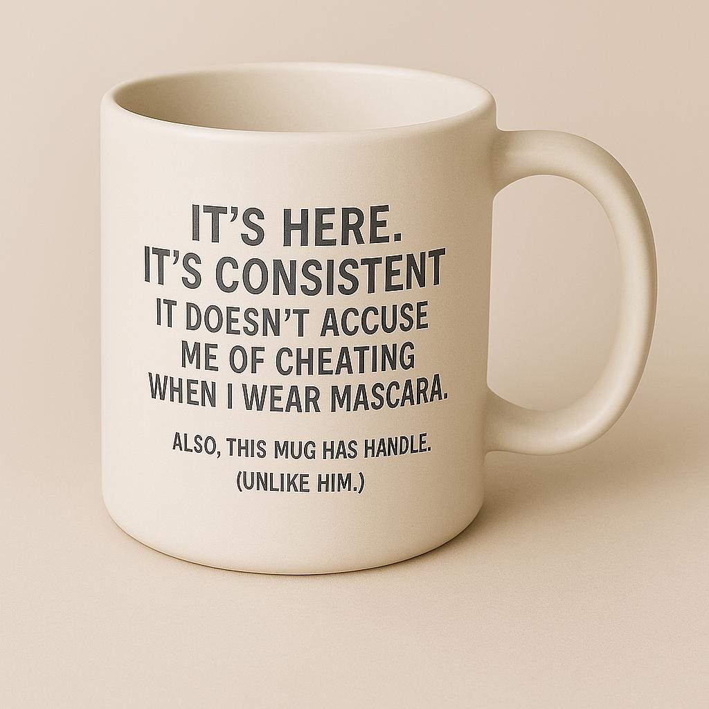 Funny Breakup Mug: "This Mug Has A Handle" - Petty Gift