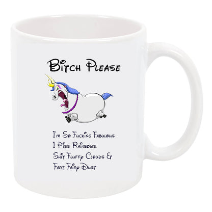 rude funny adult unicorn mug