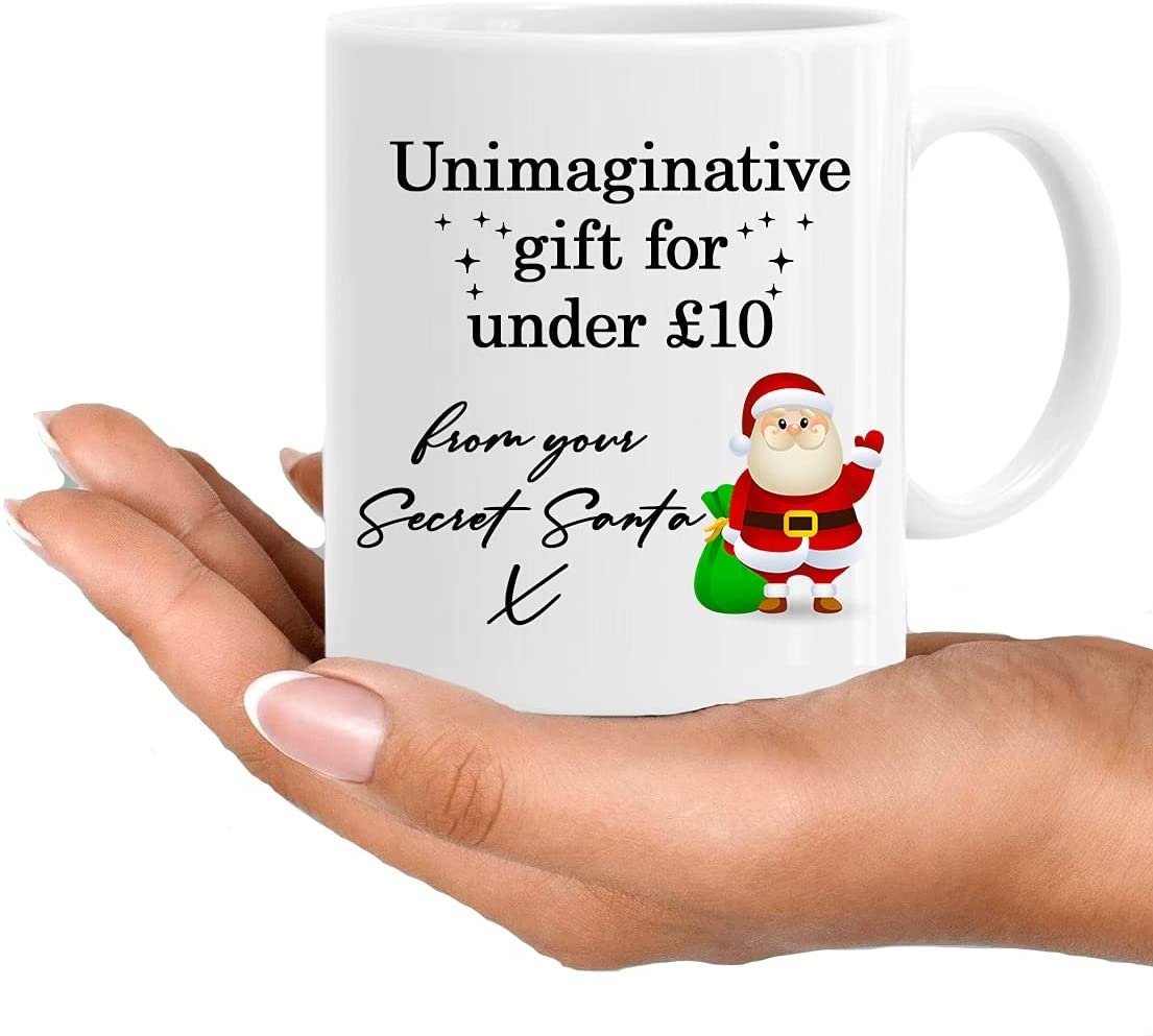 Secret Santa Theme Mug Perfect Printed Ceramic Collecting Novelty Tea Coffee for Home and Office