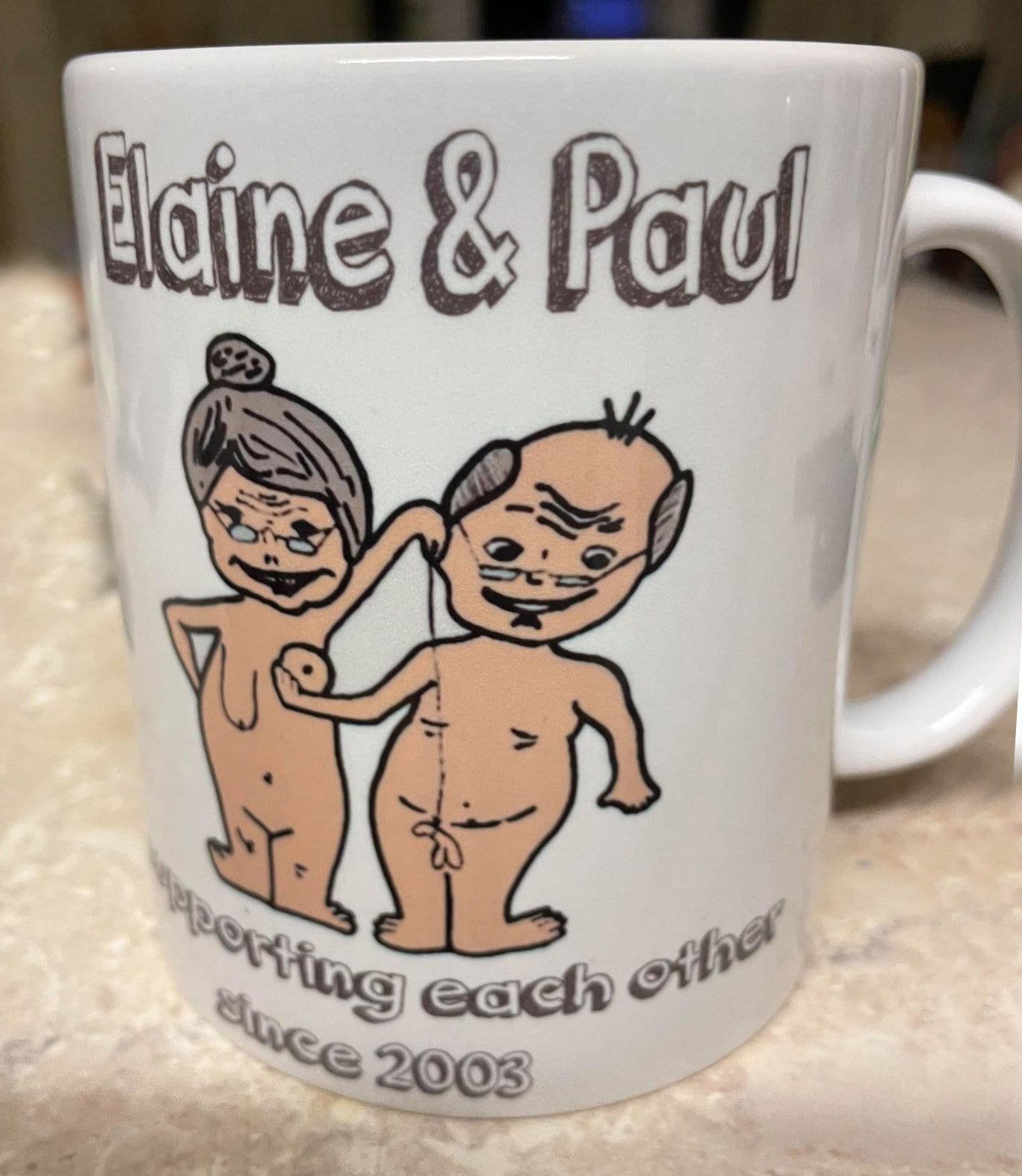 personalized couples mug made for him and her Funny Novelty Mugs Coffee Tea Mug Birthday Office Cup Gifts Joke