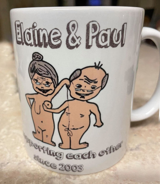 personalized couples mug made for him and her Funny Novelty Mugs Coffee Tea Mug Birthday Office Cup Gifts Joke