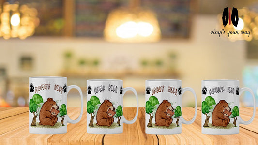 Daddy/mummy/Nana/Grandpa Bear Mug | Tea Coffee Mug | New Dad/mum/nan/grandpa |  To Be Gift | Fathers Day/mothers day gifts