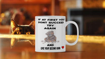 mothers day mug 2nd born funny novelty gift