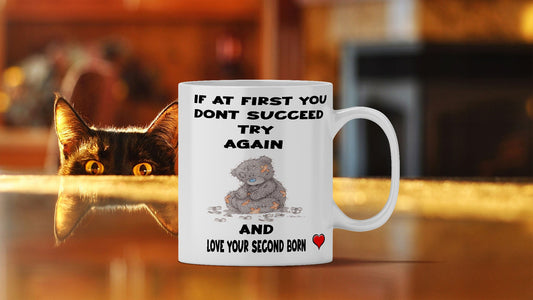 mothers day mug 2nd born funny novelty gift