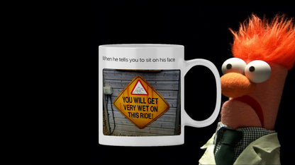 Funny Novelty Coffee Mug: Rude Humor Gift