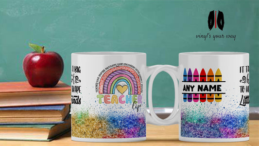 Personalised Teacher Mug, Greatest Best Teacher, Teacher Mug, Thank You Gift, Mug, Appreciation Gift, Leaving