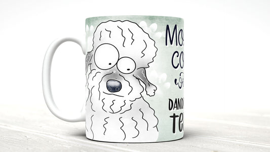 Morning coffee with my Dandie Dinmont terrier cute cartoon doggy mug perfect gift for him her mum dad nan