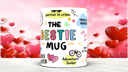 Forget the boring chocolates and predictable plush hearts this Valentine's Day. Show your bestie  love with a mug that speaks their language