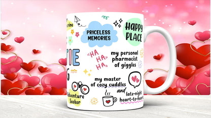 Forget the boring chocolates and predictable plush hearts this Valentine's Day. Show your bestie  love with a mug that speaks their language