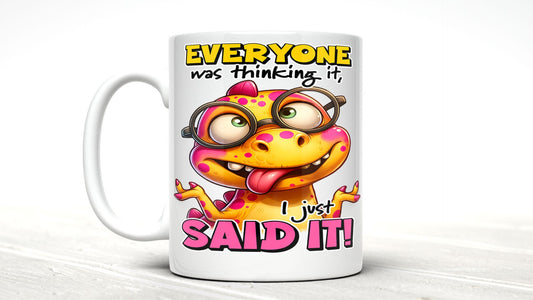 Gift the Gift of Laughter: This mug is guaranteed to bring a smile (or an eye roll) to everyone who sees it