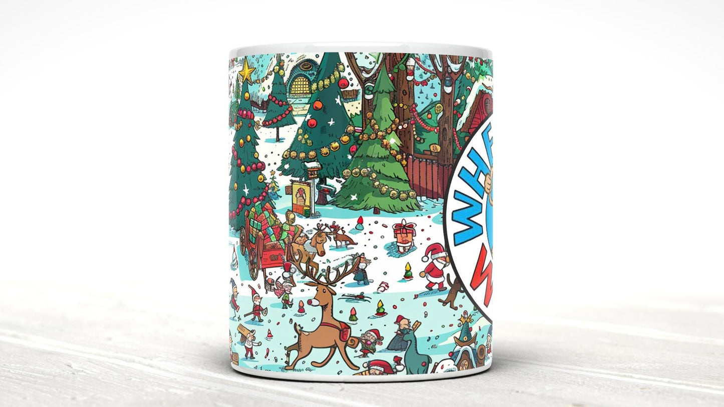 wheres willy christmas  mug great gift for him or her the mug just says it how it is secret santa gift