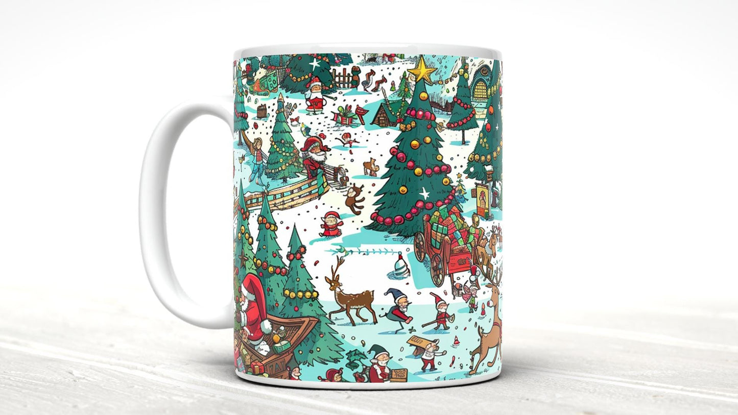 wheres willy christmas  mug great gift for him or her the mug just says it how it is secret santa gift