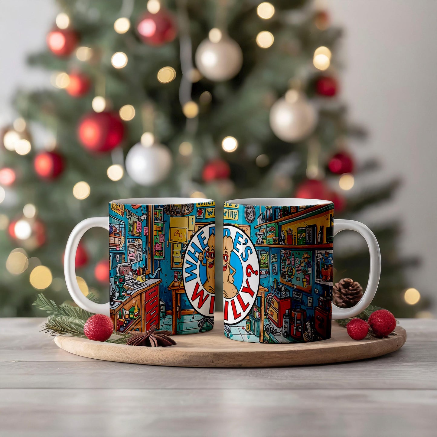 wheres willy 11 oz mug  a touch of fun coffee mug great office gift drink your brew in style  funnymug,sarcastic mug,coffee 4 desigs